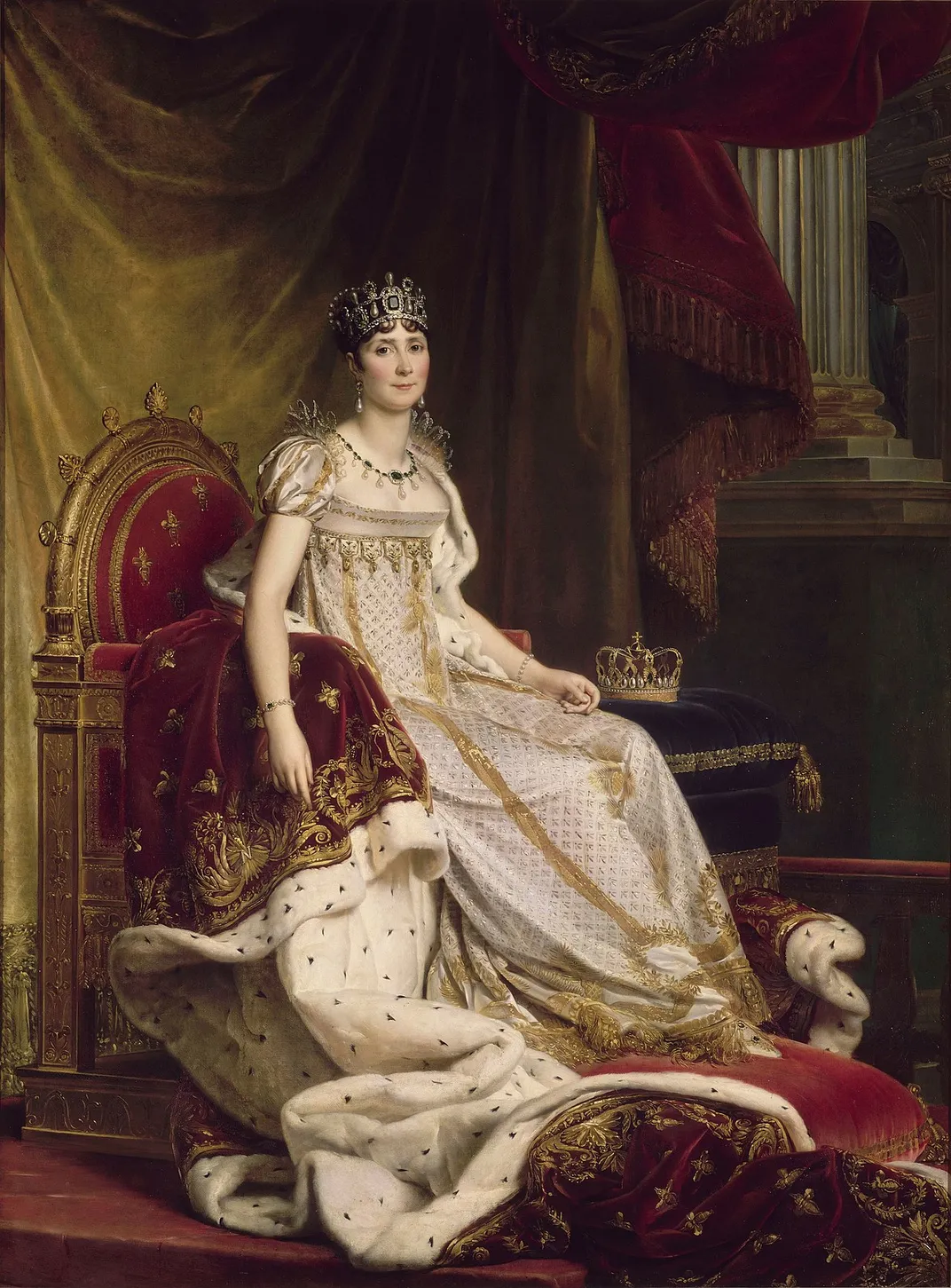 Joséphine in her coronation robes