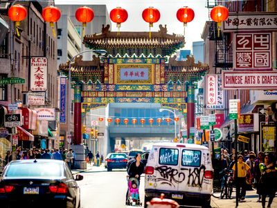 A view of Philadelphia&#39;s historic Chinatown