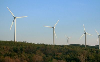 Wind turbines in Pennsylvania