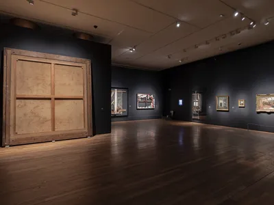 A view of the exhibition galleries of &quot;On the Reverse&quot; at the Prado Museum