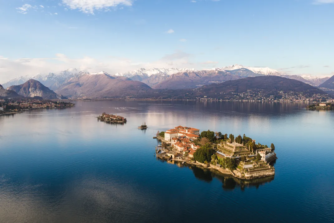 Borromean Islands in Lake Maggiore
