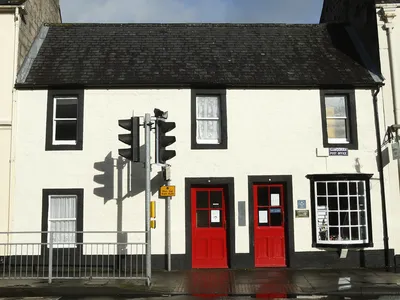In addition to serving the needs of residents, the Sanquhar Post Office has become a popular tourist attraction.



