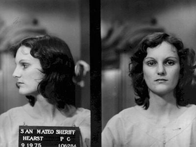 Convicted bank robber, Patty Hearst arrest photo
