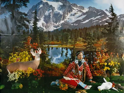 Wendy Red Star (Aps&aacute;alooke/Crow), Four Seasons series: Summer, 2006, archival pigment print, edition 27, 23 x 26 inches