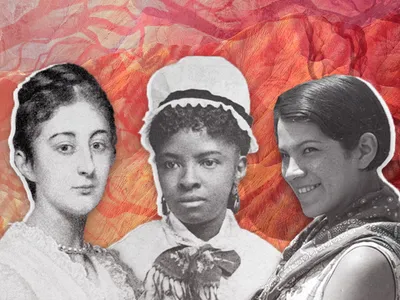 L to R: Zelia Nutall, Mary Mahoney and Bertha Parker